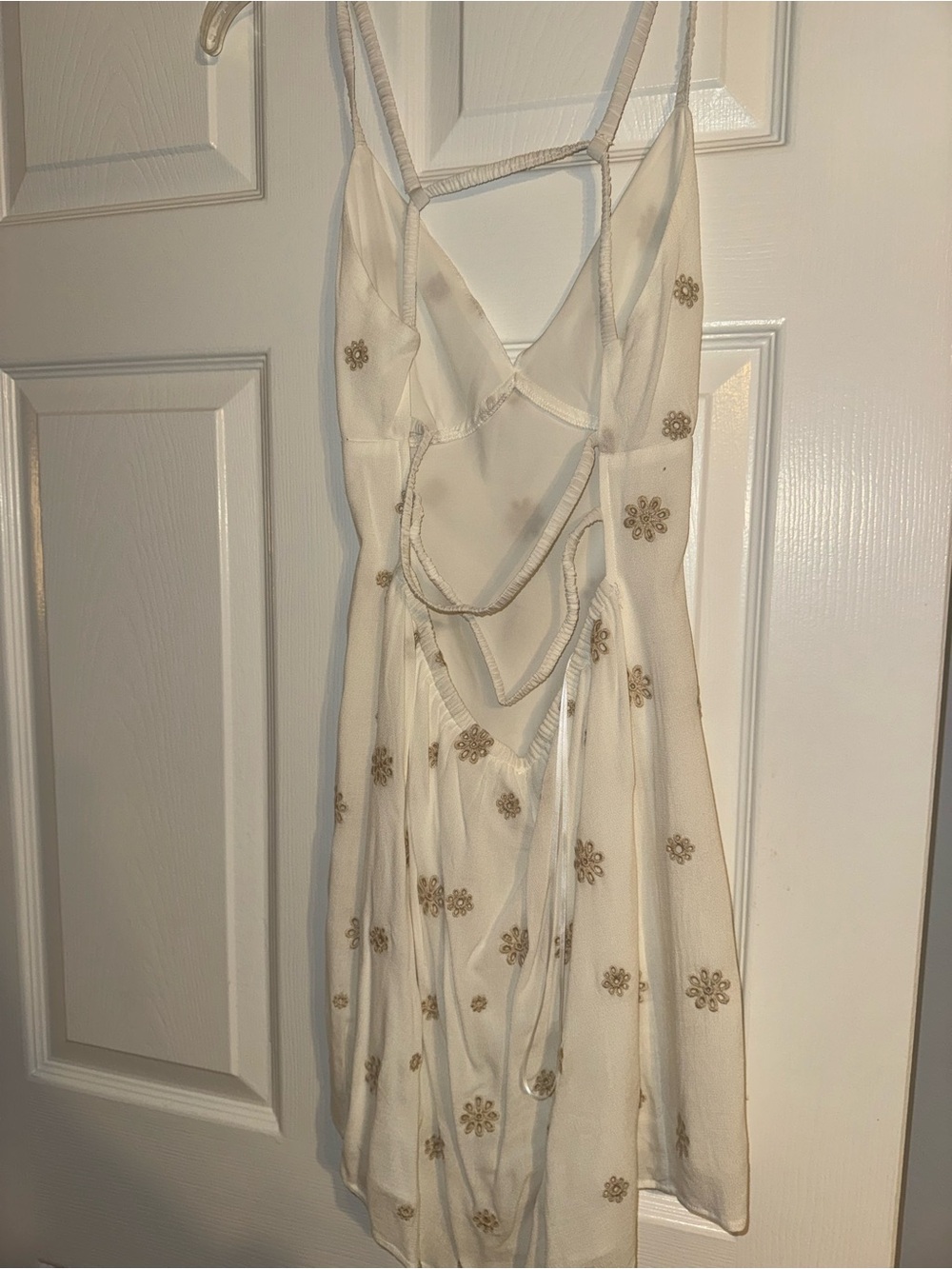 Women’s white sundress